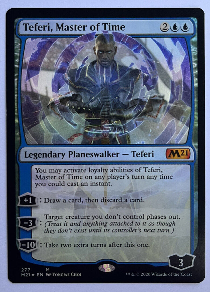 Teferi Master Of Time 277 FOIL M21 MTG Pack Fresh Unplayed