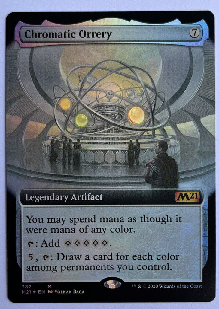 Chromatic Orrery FOIL Extended Art M21 MTG Pack Fresh Unplayed