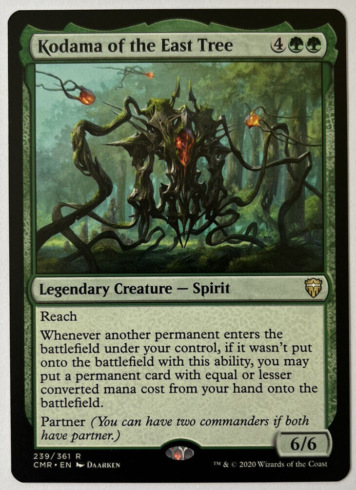 Kodama Of The East Tree Commander Legends MTG Pack Fresh Unplayed