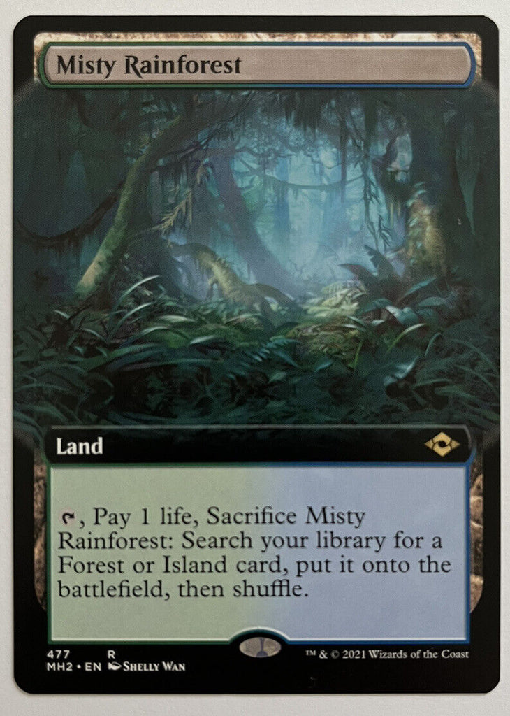 Misty Rainforest Extended Art Modern Horizons 2 MTG Pack Fresh Unplayed