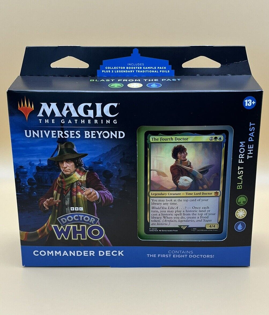 MTG Dr Who Commander Deck Blast From The Past Universes Beyond Sealed/New