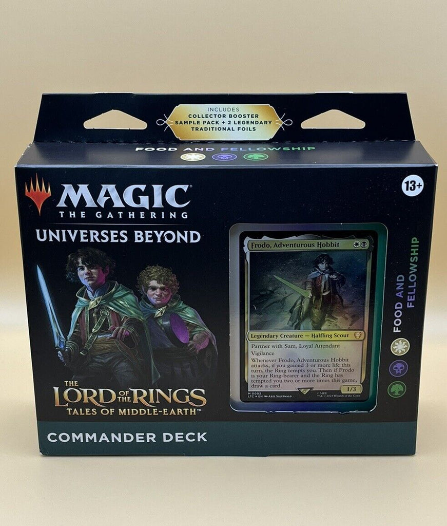 MTG Lotr Commander Deck Food And Fellowship Universes Beyond Sealed/New