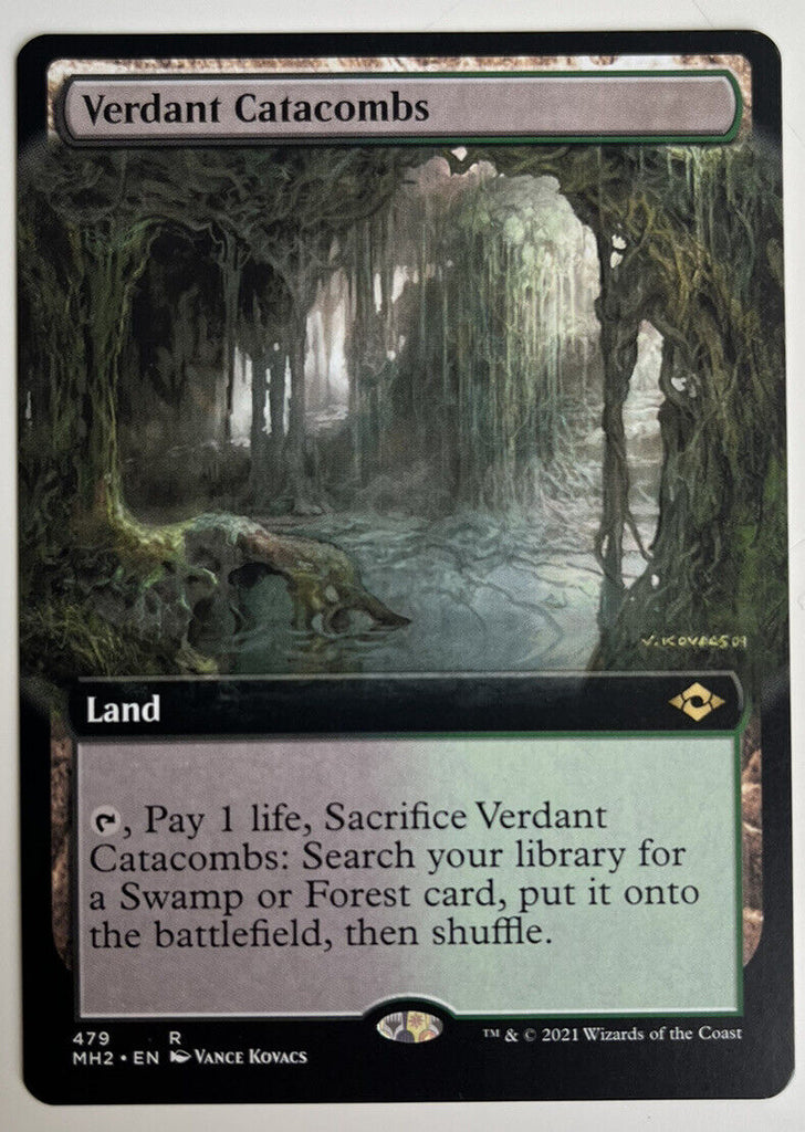 Verdant Catacombs Extended Art Modern Horizons 2 MTG Pack Fresh Unplayed