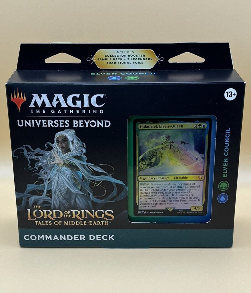 MTG Lotr Commander Deck Elven Council Universes Beyond Sealed/New